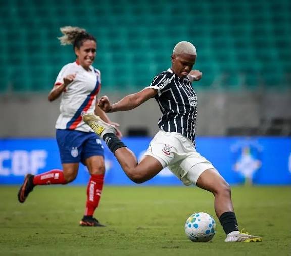 Corinthians e Bahia na semifinal do Brasileirão Feminino Série A1 (Foto: divulgação/@asbrabas)